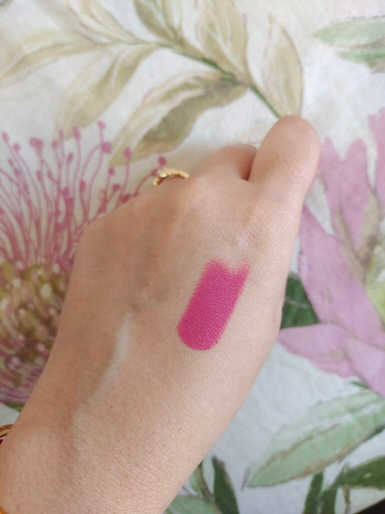 Nykaa Ultra Matte Lipstick Grace 07 shade swatch